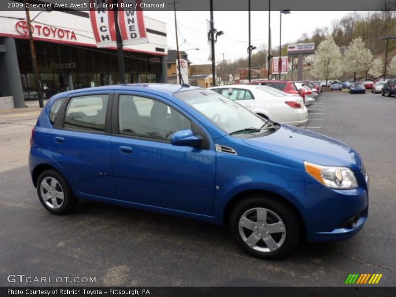 Bright Blue / Charcoal 2009 Chevrolet Aveo Aveo5 LT