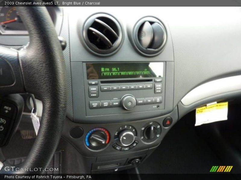 Bright Blue / Charcoal 2009 Chevrolet Aveo Aveo5 LT