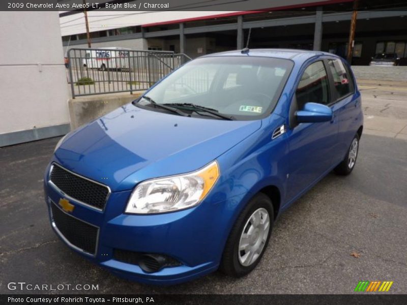 Bright Blue / Charcoal 2009 Chevrolet Aveo Aveo5 LT