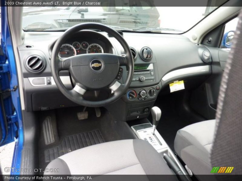 Bright Blue / Charcoal 2009 Chevrolet Aveo Aveo5 LT