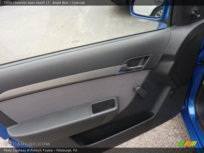 Bright Blue / Charcoal 2009 Chevrolet Aveo Aveo5 LT