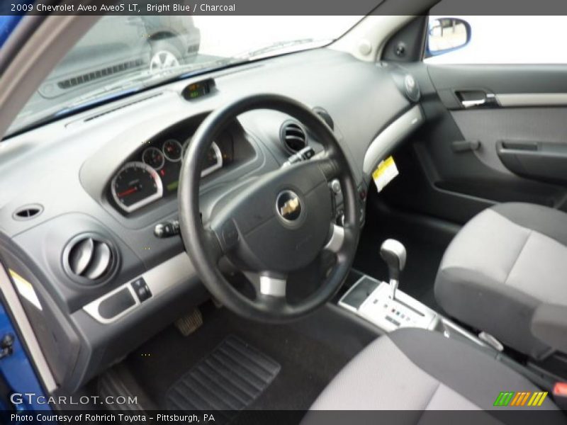 Bright Blue / Charcoal 2009 Chevrolet Aveo Aveo5 LT