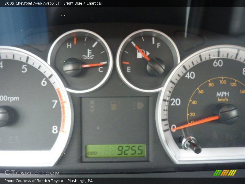 Bright Blue / Charcoal 2009 Chevrolet Aveo Aveo5 LT