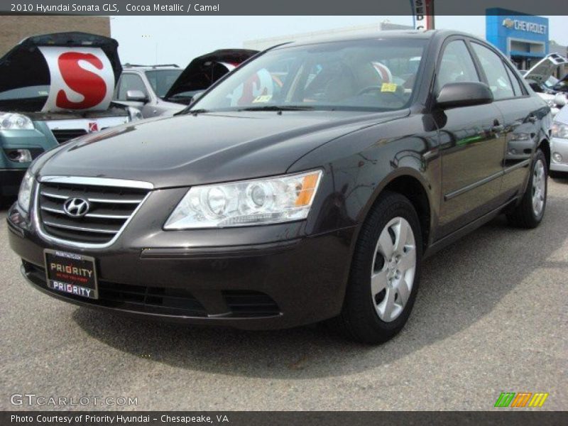 Cocoa Metallic / Camel 2010 Hyundai Sonata GLS