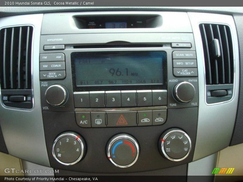 Cocoa Metallic / Camel 2010 Hyundai Sonata GLS