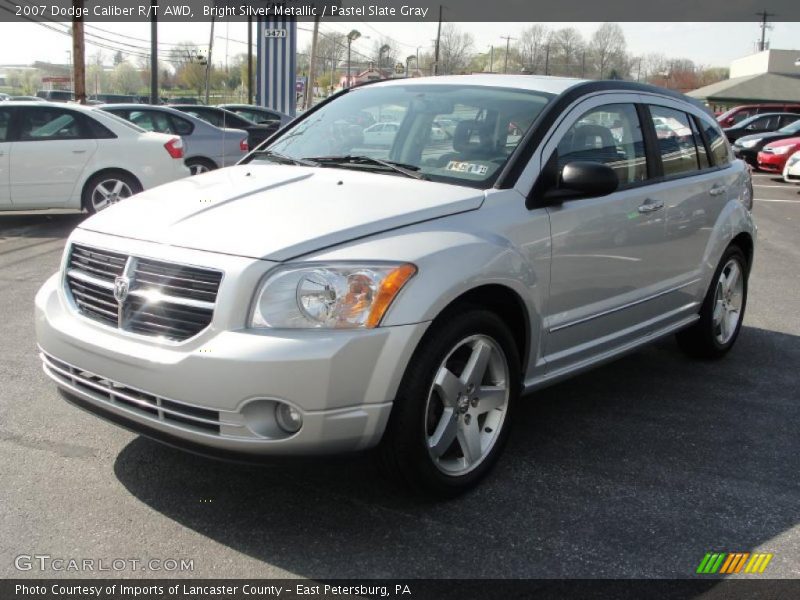 Bright Silver Metallic / Pastel Slate Gray 2007 Dodge Caliber R/T AWD