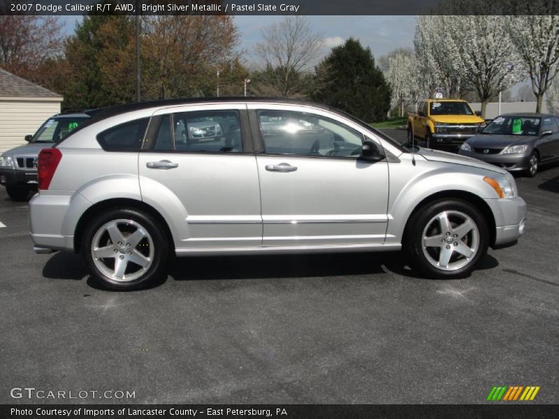 Bright Silver Metallic / Pastel Slate Gray 2007 Dodge Caliber R/T AWD