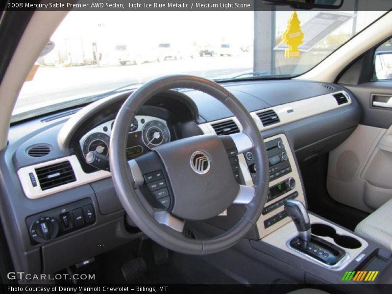 Dashboard of 2008 Sable Premier AWD Sedan