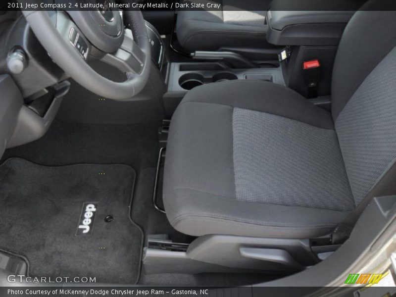Mineral Gray Metallic / Dark Slate Gray 2011 Jeep Compass 2.4 Latitude