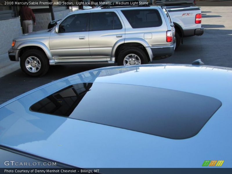 Light Ice Blue Metallic / Medium Light Stone 2008 Mercury Sable Premier AWD Sedan
