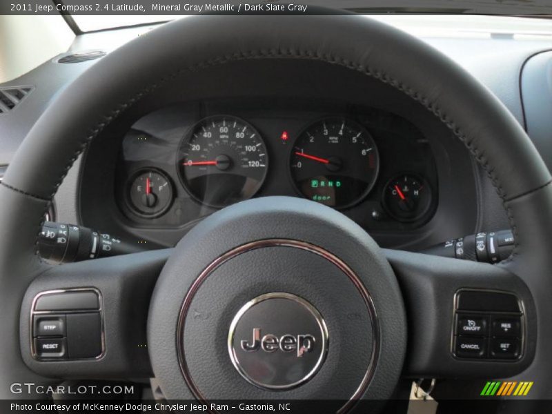 Mineral Gray Metallic / Dark Slate Gray 2011 Jeep Compass 2.4 Latitude