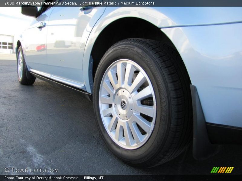 Light Ice Blue Metallic / Medium Light Stone 2008 Mercury Sable Premier AWD Sedan