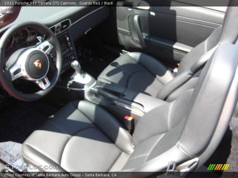  2011 911 Carrera GTS Cabriolet Black Interior