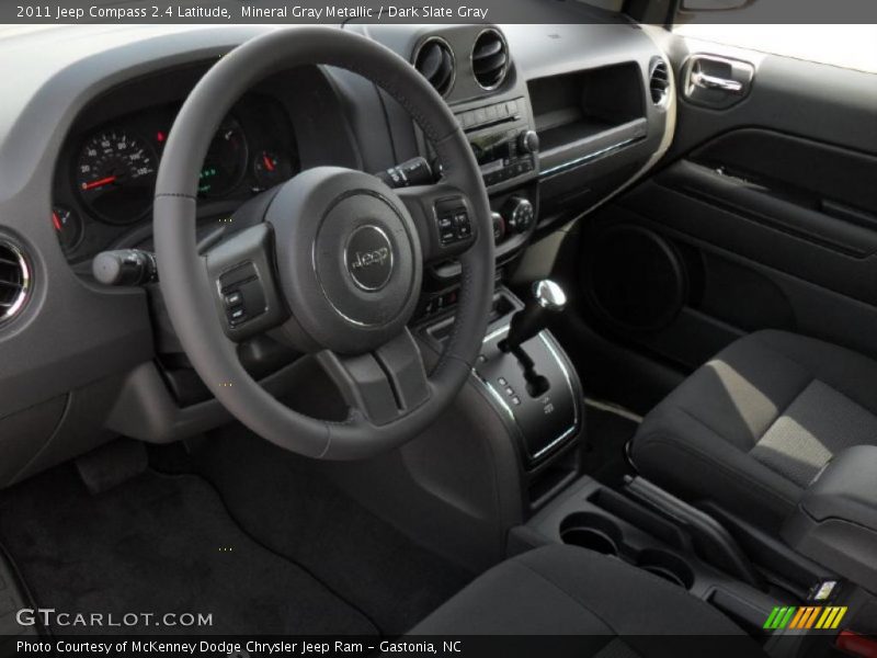 Mineral Gray Metallic / Dark Slate Gray 2011 Jeep Compass 2.4 Latitude