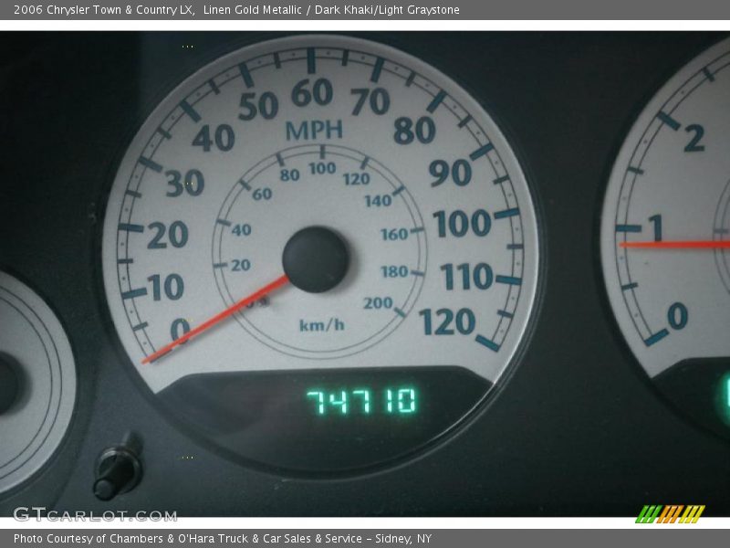 Linen Gold Metallic / Dark Khaki/Light Graystone 2006 Chrysler Town & Country LX