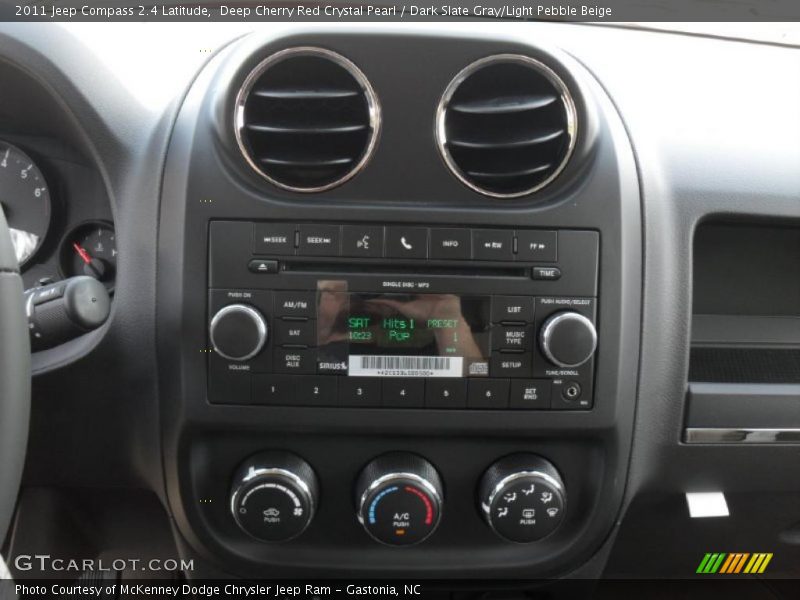 Deep Cherry Red Crystal Pearl / Dark Slate Gray/Light Pebble Beige 2011 Jeep Compass 2.4 Latitude