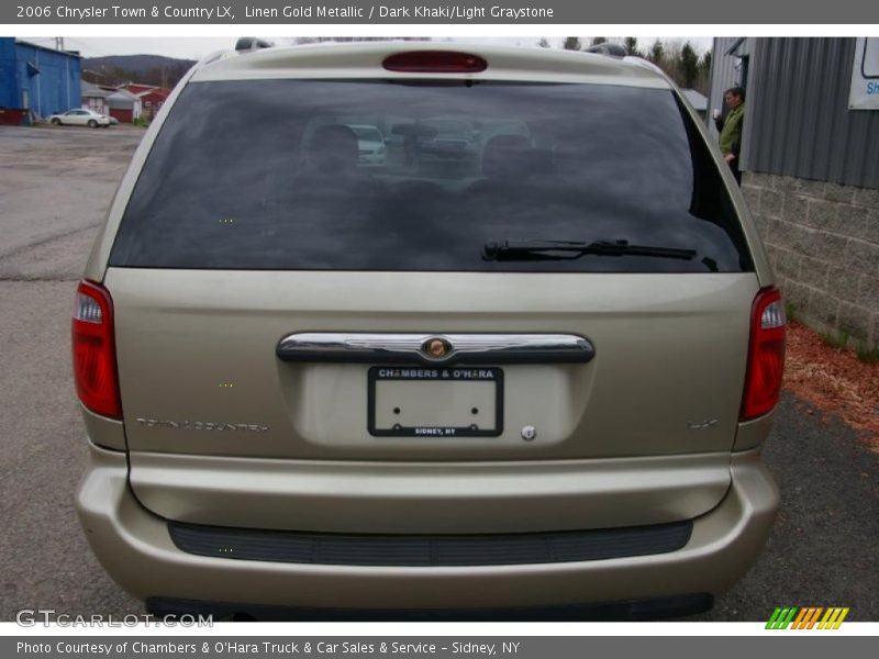 Linen Gold Metallic / Dark Khaki/Light Graystone 2006 Chrysler Town & Country LX