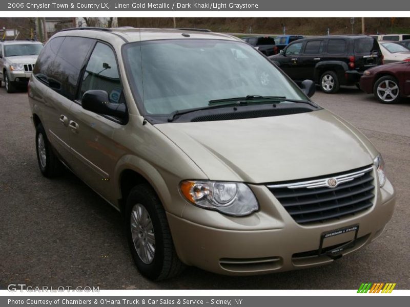 Linen Gold Metallic / Dark Khaki/Light Graystone 2006 Chrysler Town & Country LX