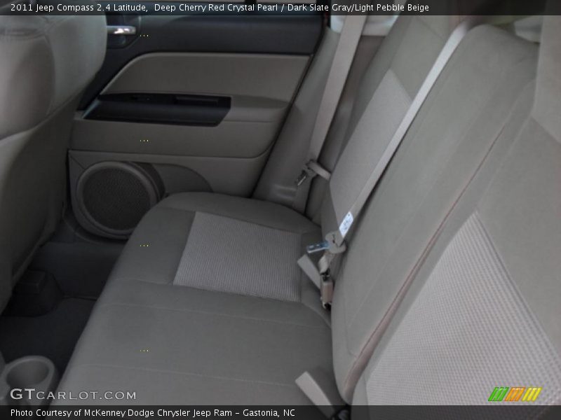 Deep Cherry Red Crystal Pearl / Dark Slate Gray/Light Pebble Beige 2011 Jeep Compass 2.4 Latitude