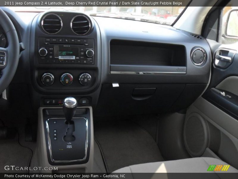 Deep Cherry Red Crystal Pearl / Dark Slate Gray/Light Pebble Beige 2011 Jeep Compass 2.4 Latitude
