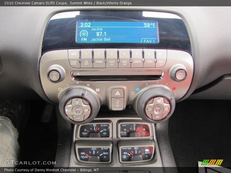 Controls of 2010 Camaro SS/RS Coupe