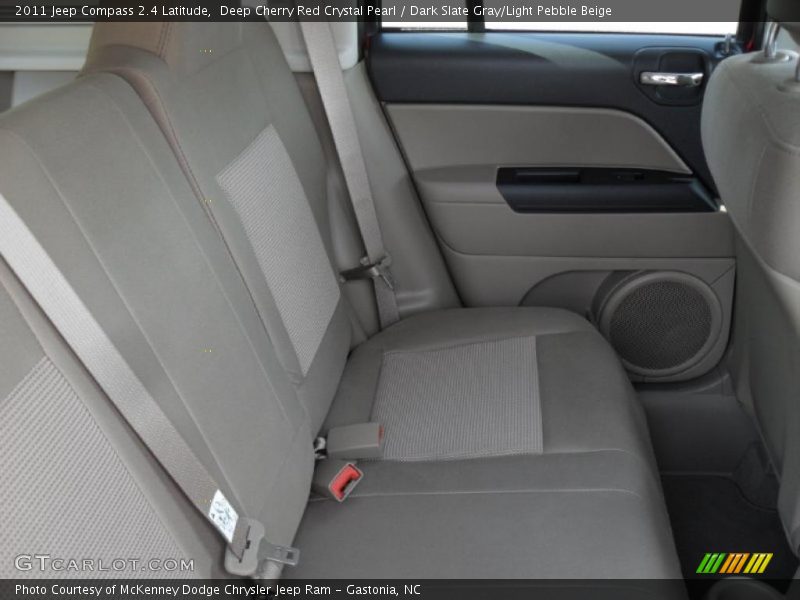 Deep Cherry Red Crystal Pearl / Dark Slate Gray/Light Pebble Beige 2011 Jeep Compass 2.4 Latitude