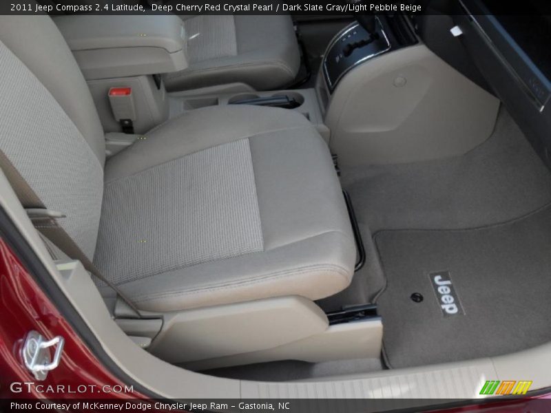 Deep Cherry Red Crystal Pearl / Dark Slate Gray/Light Pebble Beige 2011 Jeep Compass 2.4 Latitude