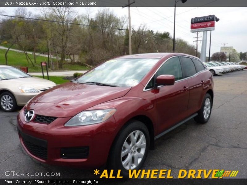 Copper Red Mica / Sand 2007 Mazda CX-7 Sport