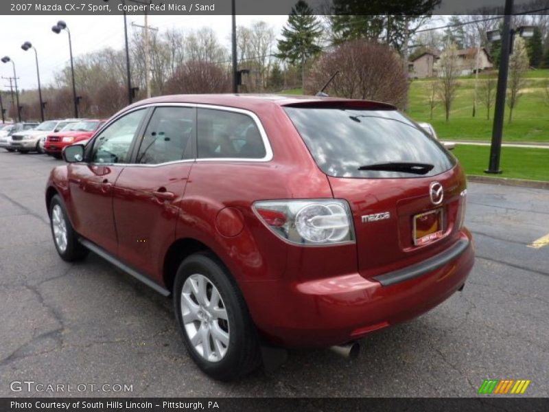 Copper Red Mica / Sand 2007 Mazda CX-7 Sport