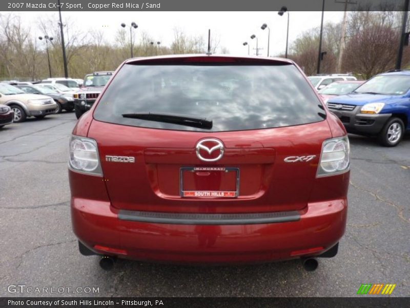 Copper Red Mica / Sand 2007 Mazda CX-7 Sport