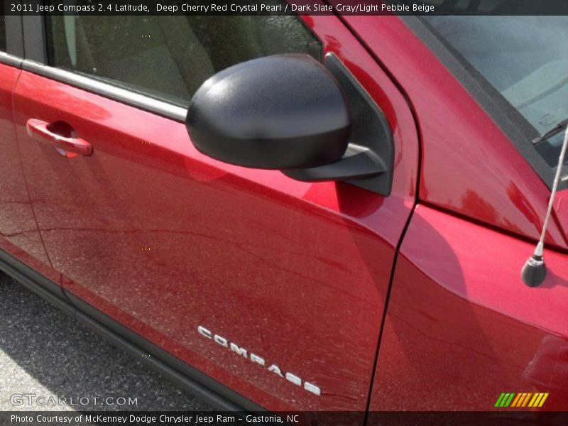 Deep Cherry Red Crystal Pearl / Dark Slate Gray/Light Pebble Beige 2011 Jeep Compass 2.4 Latitude