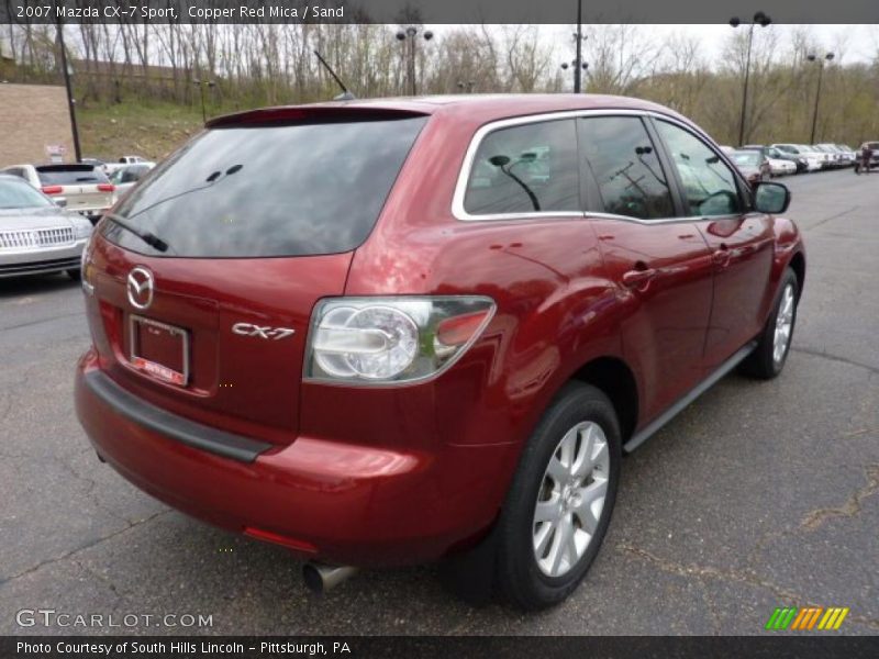Copper Red Mica / Sand 2007 Mazda CX-7 Sport