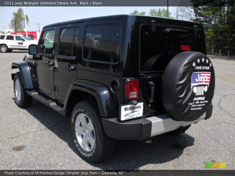 Black / Black 2011 Jeep Wrangler Unlimited Sahara 4x4