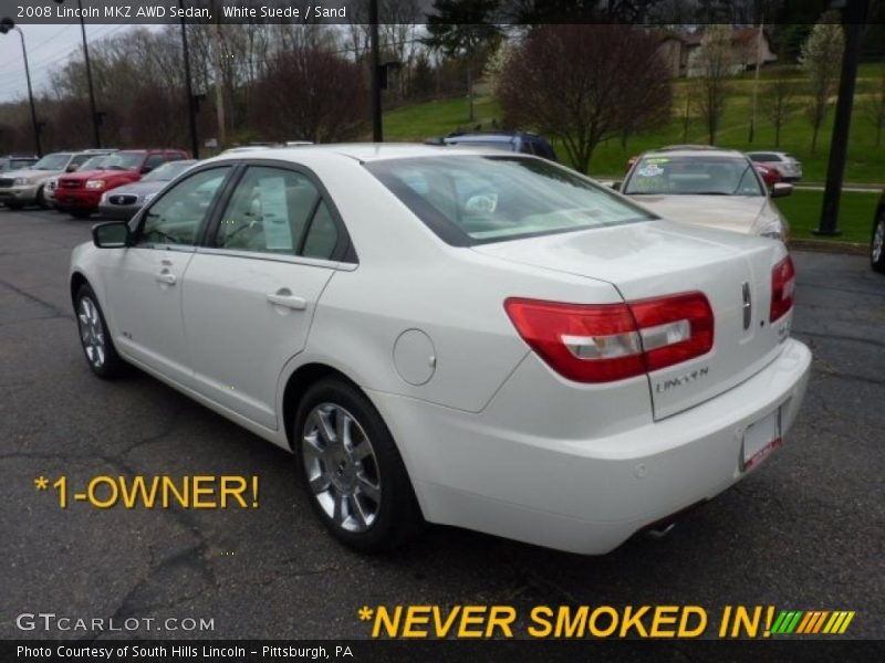 White Suede / Sand 2008 Lincoln MKZ AWD Sedan