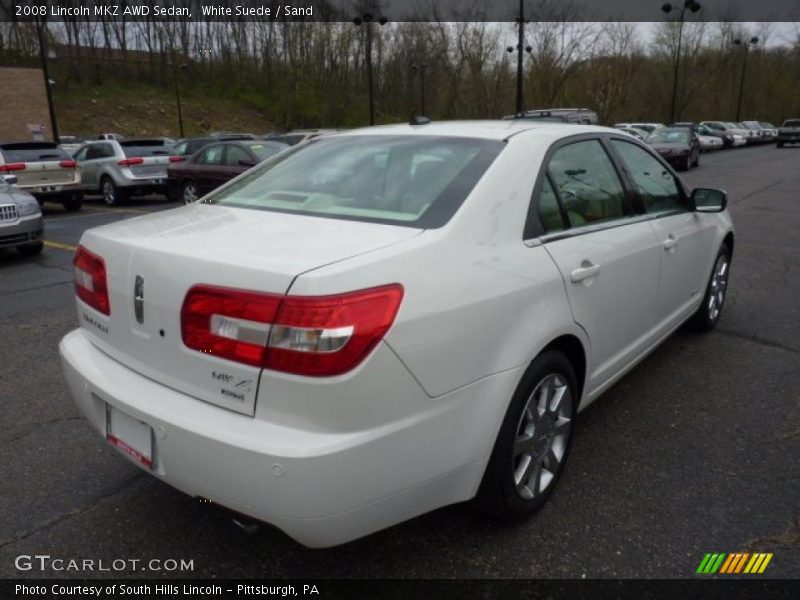 White Suede / Sand 2008 Lincoln MKZ AWD Sedan