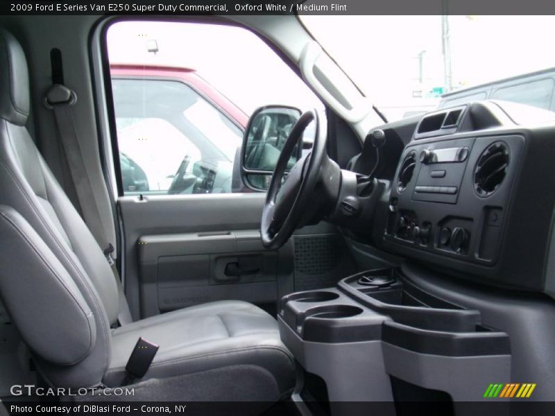 Oxford White / Medium Flint 2009 Ford E Series Van E250 Super Duty Commercial