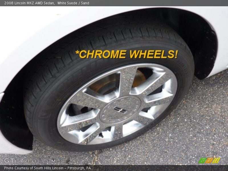 White Suede / Sand 2008 Lincoln MKZ AWD Sedan