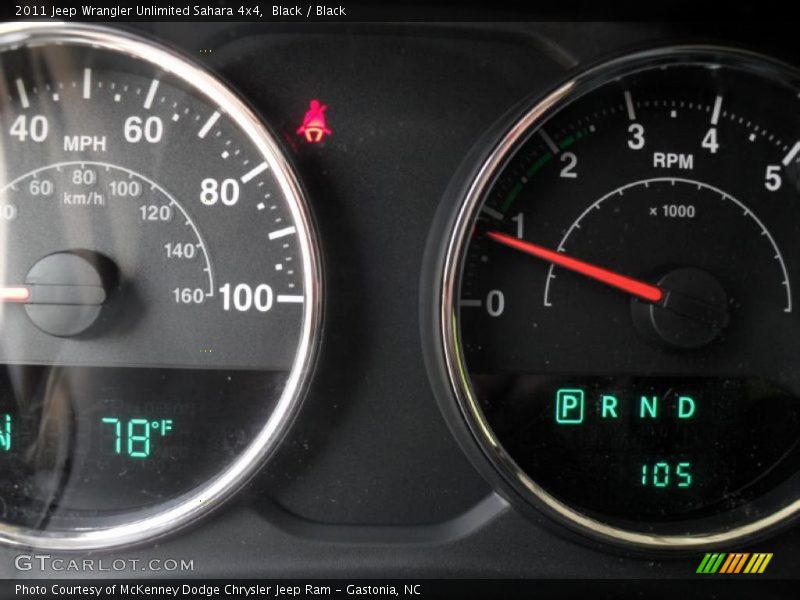 Black / Black 2011 Jeep Wrangler Unlimited Sahara 4x4