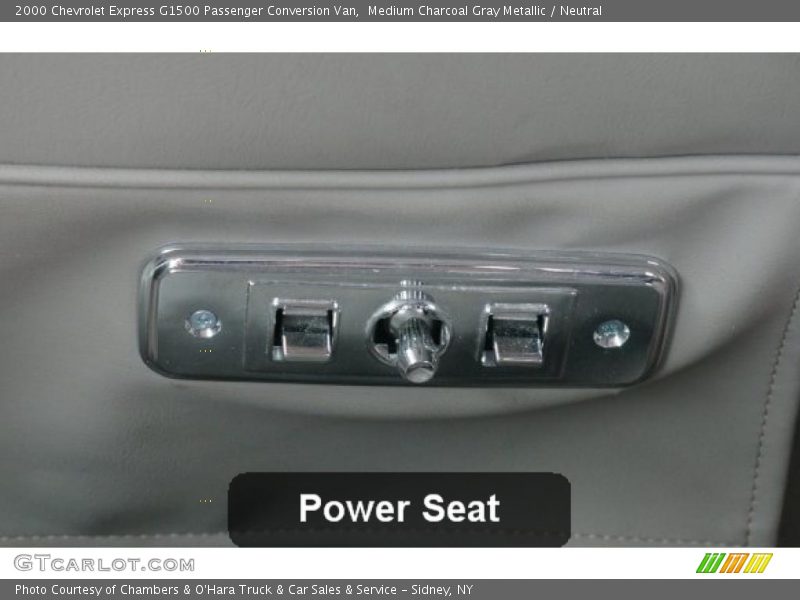 Medium Charcoal Gray Metallic / Neutral 2000 Chevrolet Express G1500 Passenger Conversion Van