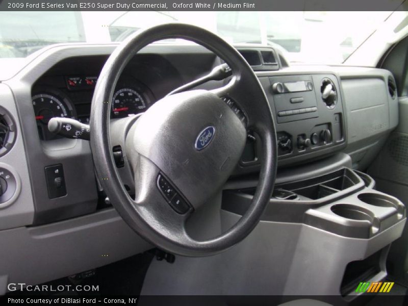 Oxford White / Medium Flint 2009 Ford E Series Van E250 Super Duty Commercial