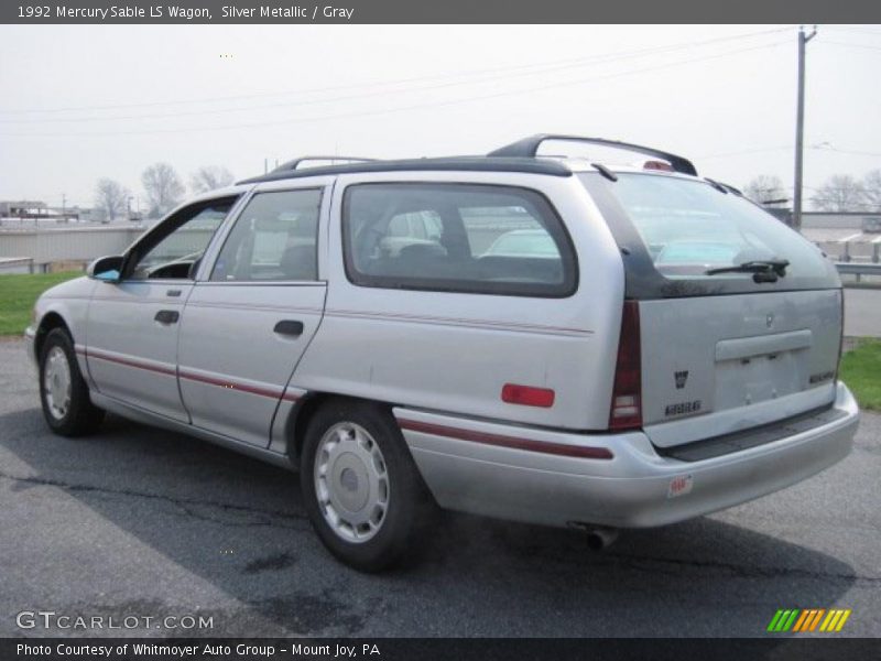 Silver Metallic / Gray 1992 Mercury Sable LS Wagon