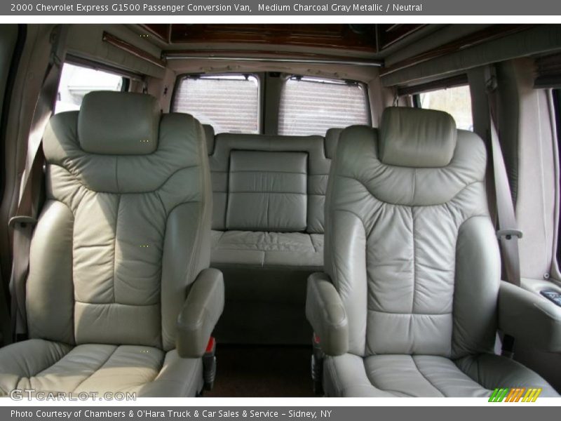 Medium Charcoal Gray Metallic / Neutral 2000 Chevrolet Express G1500 Passenger Conversion Van