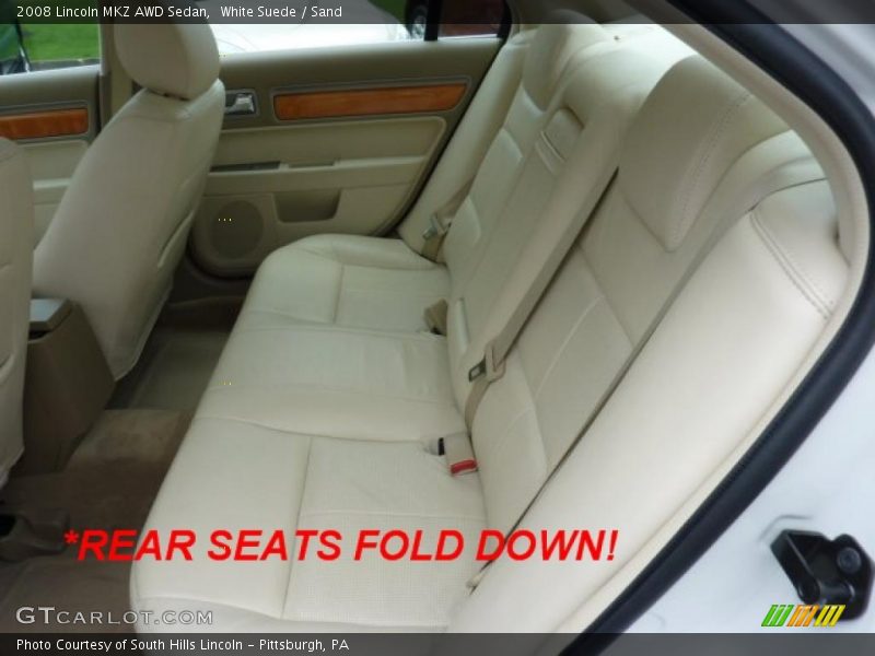 White Suede / Sand 2008 Lincoln MKZ AWD Sedan