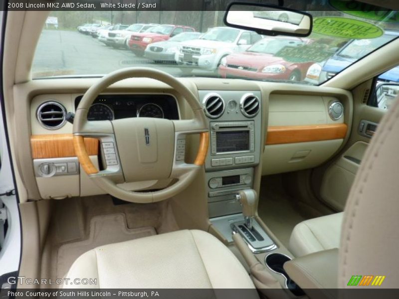 White Suede / Sand 2008 Lincoln MKZ AWD Sedan