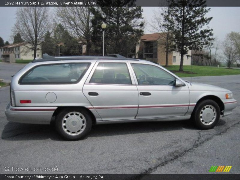 Silver Metallic / Gray 1992 Mercury Sable LS Wagon