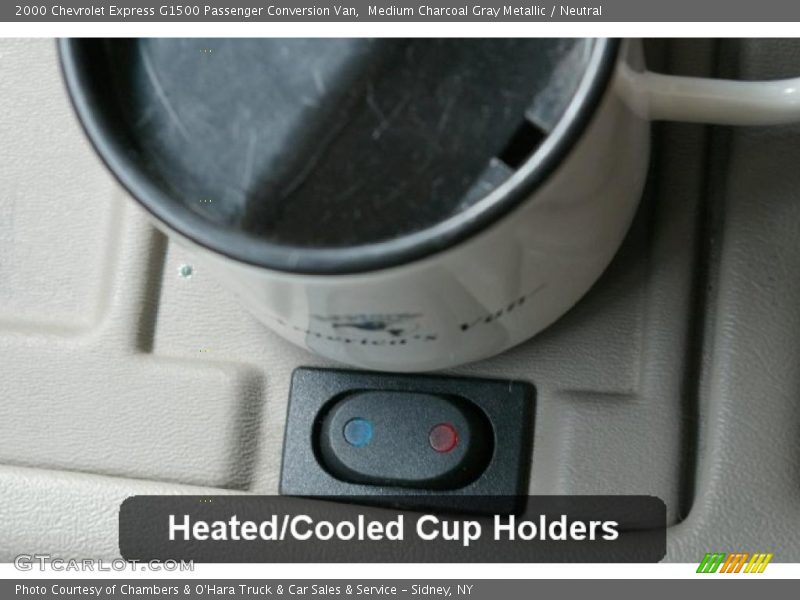 Medium Charcoal Gray Metallic / Neutral 2000 Chevrolet Express G1500 Passenger Conversion Van