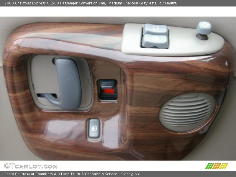 Medium Charcoal Gray Metallic / Neutral 2000 Chevrolet Express G1500 Passenger Conversion Van
