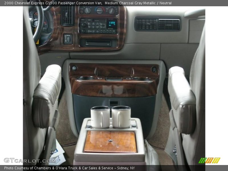 Medium Charcoal Gray Metallic / Neutral 2000 Chevrolet Express G1500 Passenger Conversion Van