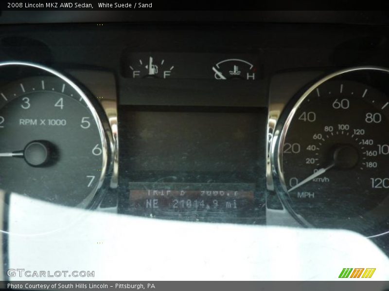 White Suede / Sand 2008 Lincoln MKZ AWD Sedan