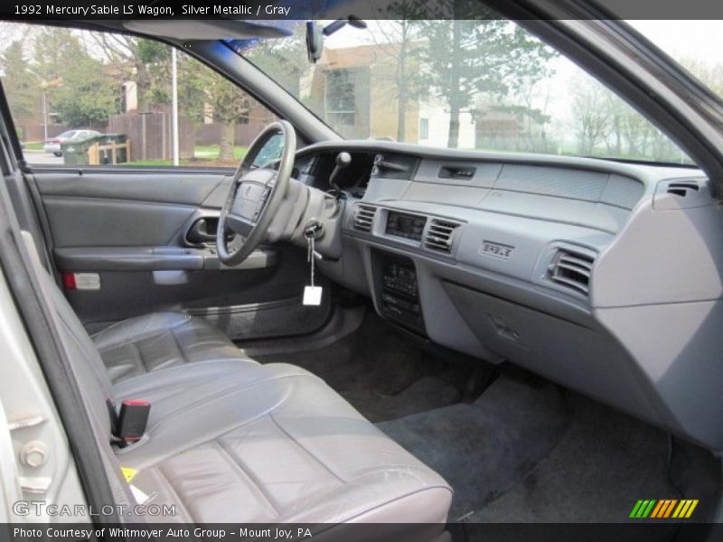 Silver Metallic / Gray 1992 Mercury Sable LS Wagon